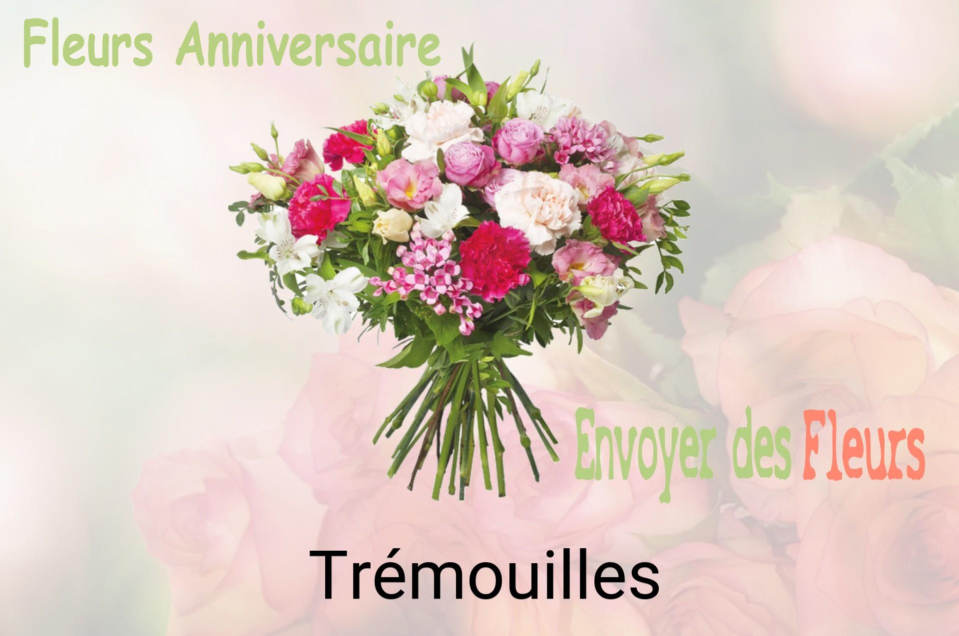 Bouquet de fleurs d’anniversaire livré à Trémouilles